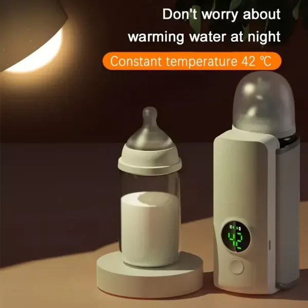 Bouteille chauffante portable USB – idéale pour voyage, bureau ou extérieur