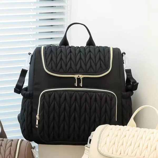 Sac à dos à langer multifonction – grande capacité et fixation poussette